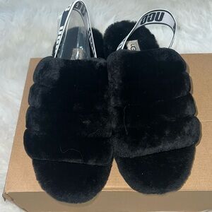 UGG   Fur  Sliders